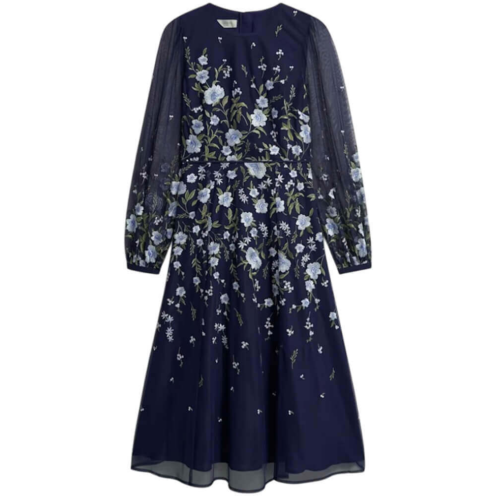 Hobbs Lois Embroidered Dress